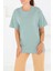 Basic Mint Kısa Kollu Kadın T-Shirt -27346 2