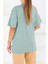 Basic Mint Kısa Kollu Kadın T-Shirt -27346 4