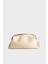 Bej Saten Gold Payet Detaylı Clutch Abiye Çanta 3