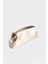 Bej Saten Gold Payet Detaylı Clutch Abiye Çanta 4