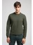 Newdwade Erkek O Yaka Sweatshirt Yeşil 2