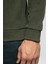 Newdwade Erkek O Yaka Sweatshirt Yeşil 5