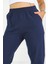 Cepli Jogger Lacivert Kadın Eşofman Altı-27675 4