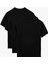 Slim Fit Kısa Kollu Pamuklu Basic V Yaka 3'lü Tişört Seti 2
