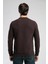 Newdwade Erkek O Yaka Sweatshirt Kahve 5