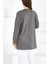 Uzun Kollu Baskılı Süprem Tunik Füme - 27586 4