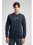 Frose Erkek O Yaka Sweatshirt Lacivert 2