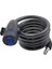 B.h.d BHD00582 150CM 12X3MM Bisiklet Kilidi Pvc Kaplı Çelik Halat Anahtarlı 2