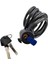B.h.d BHD00582 150CM 12X3MM Bisiklet Kilidi Pvc Kaplı Çelik Halat Anahtarlı 4