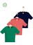 Kız Çocuk 3'lü Set Kısa Kollu Kaşkorse T-Shirt -Çocuk Giyim 1