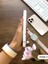 iPhone 14 Uyumlu Kelebekli Taşlı Simli Kalpli Wish Silikon Telefon Kılıfı 4