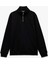 Uzun Kollu Şardonlu Basic Yarım Fermuarlı Sweatshirt 3