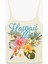 Pamuklu Ip Askılı Hawaii Baskılı Slim Fit Bluz 1