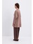 Oversize Yandan Yırtmaçlı Sweatshirt Tozlu Kahve 5