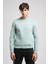 Dorres Erkek O Yaka Sweatshirt Yeşil 2