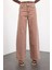 Kahverengi Yüksek Bel Wide Leg Jean 4