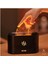 Ultrasonic Hava Nemlendirici Buhar Makinesi Alev Efektli 3D Aroma Difüzör (Siyah) 5