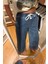 Mavi Beli Lastikli Denim Pantolon 3