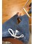 Mavi Beli Lastikli Denim Pantolon 4