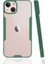 iPhone 13 Mini Uyumlu Ecrz Parfe Kapak-Koyu Yeşil 1