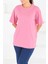 Basic Gül Kurusu Kısa Kollu Kadın T-Shirt -27346 2