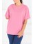 Basic Gül Kurusu Kısa Kollu Kadın T-Shirt -27346 3