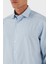 Logolu % 100 Pamuk Regular Fit Uzun Kollu Gömlek Erkek Gömlek MRIB000299 TR579 B0665 6