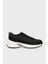 Logolu Süet Detaylı Sneaker Ayakkabı YW0YW0199501O Bayan Ayakkabı YW0YW01995 01O 1