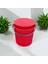 Rainbow Kırmızı Büyük Boy 13 Litre Yuvarlak Kova Piknik Sepeti Meyve Kovası 4