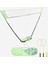 Perfly Badminton Filesi - 3 Metre - Yeşil - Fun Set 1