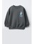 Unisex Bluey Baskılı 3 Iplik Kumaş Pamuklu Sweatshirt 1