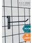 Siyah Tel Pano Kancası 30 cm - Askı Kanca Raf Askısı Raf Aksesuar Tel Askı Çorap Kancası 1