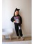Kuromi Baskılı 3 Iplik Kız Çocuk Alt Üst Süper Tarz Takım 1