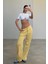 Sarı Bol Paça Kadın Eşofman Altı MG2279 1