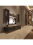 Trio 5d Mdf Tv Ünitesi Tv Sehpası - Pera - Siyah Mermer 1