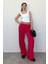 Kırmızı Bol Paça Kadın Eşofman Altı MG2279 2