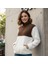 Kadın Yarım Fermuarlı Peluş Sweatshirt – Rahat ve Sıcak Kışlık Üst 4