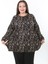 Kadın Yünlü Viskon Likralı Desenli Büyük Beden Tunik 3