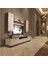 Trio 5d Mdf Tv Ünitesi Tv Sehpası - Pera - Beyaz 1