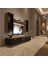 Trio 5d Mdf Tv Ünitesi Tv Sehpası - Pera - Siyah 1