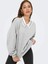 15356097 Yaka Tas Isli Kadin Sweat - Gri 1