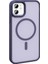- Apple iPhone 11 Kılıf M-Safe Şarj Özellikli Mat Arka Yüzey Sio Kapak - Derin Mor - T32361 9