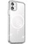 - Apple iPhone 11 Kılıf M-Safe Şarj Özellikli Parlayan Simli Saydam Renkli Maris Kapak - Şeffaf - T38268 3