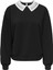 15356097 Yaka Tas Isli Kadin Sweat - Siyah 5