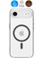 iPhone Air ile uyumlu ince MagSafe Kılıf Ultra Hybrid Sararma Karşıtı DuraClear™ Hava Kanalı Teknolojisi™ Askeri Sınıf Koruma MagFit Clear Graphite Şeffaf Kapak - ACS10052 1