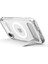 iPhone Air ile uyumlu ince MagSafe Kılıf Ultra Hybrid S Metal Stand'lı Sararma Karşıtı DuraClear™ Hava Kanalı Teknolojisi™ Askeri Sınıf Koruma MagFit Clear White Şeffaf Kapak - ACS09926 6