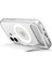iPhone 17 ile uyumlu ince Kılıf MagSafe Kılıf Ultra Hybrid S Metal Stand'lı Sararma Karşıtı DuraClear™ Hava Kanalı Teknolojisi™ Askeri Sınıf Koruma MagFit Clear White Şeffaf Kapak - ACS09981 6