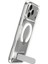 iPhone 17 Pro ile uyumlu ince Kılıf MagSafe Kılıf Ultra Hybrid S Metal Stand'lı Sararma Karşıtı DuraClear™ Hava Kanalı Teknolojisi™ Askeri Sınıf Koruma Clear White Şeffaf Kapak - ACS09946 6