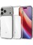 iPhone 17 Pro ile uyumlu ince MagSafe Kılıf Ultra Hybrid T Force Kamera Butonu Sararma Karşıtı DuraClear™ Hava Kanalı Teknolojisi Askeri Sınıf Koruma Glossy Orange White Parlak Kapak - ACS10077 2