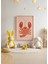 Happy Lobster - Doğal Ahşap Çerçeveli Tablo - Renkli Çocuk Posteri 3